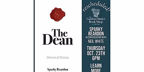 NEW DATE! Sparky Reardon at the GDBS