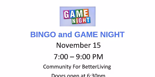 BINGO & GAME Night