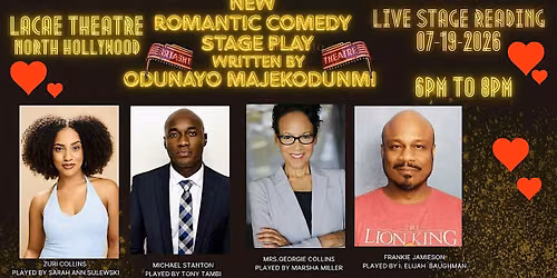 EVOLUTION OF LOVE, A New Romantic Comedy, Stage Reading