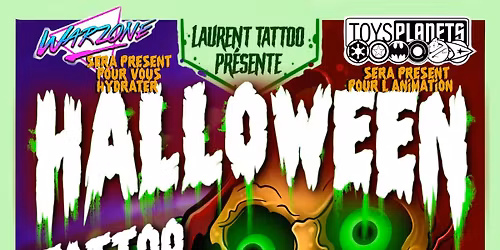 FLASHDAY Halloween 1 er novembre 2025 LAURENT TATTOO SHOP