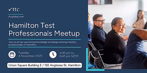 Hamilton Test Professionals Meetup