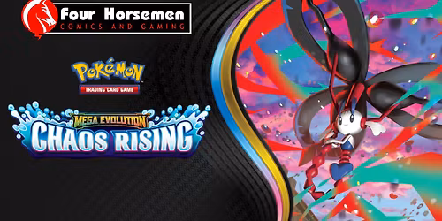 Pok\u00e9mon TCG Mega Evolution Chaos Rising Pre-Release