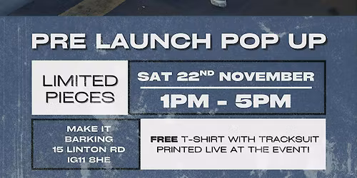 The Unity Set Pre Launch Pop-Up