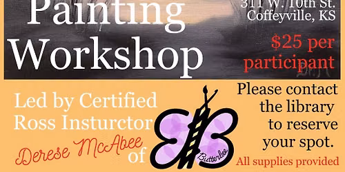 Bob Ross Landscape Painting Workshop