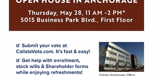 Anchorage Open House for Calista Shareholders