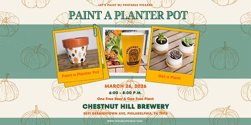 Paint a Planter Pot - Paint and Sip