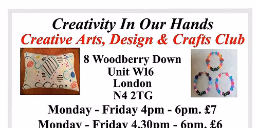 Creative Art, design & craft club. 1 September 2026 - 23 July 2027