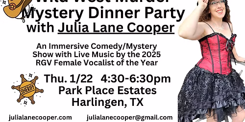 Wild West Murder Mystery Party at Park Place Estates