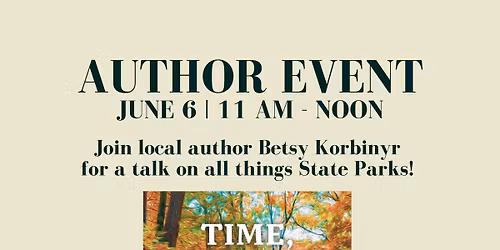 Author Talk & Signing with Betsy Korbinyr