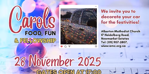 \ud83c\udf84 Carols, Fun, Food & Fellowship! \ud83c\udfb6