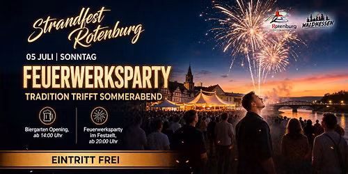 Strandfest-Sonntag 05.07.2026 \u2013 Tradition trifft Sommerabend \ud83c\udf89
