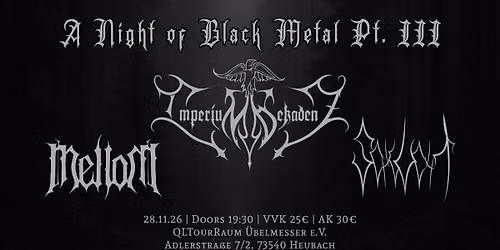 A Night of Black Metal Pt. III