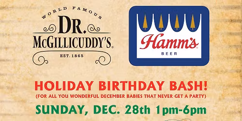 Birthday Party for holiday babies!