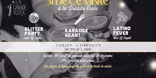 Soir\u00e9e du 31 \u00e0 La Grande \u00c9cole \ud83e\udea9\u2728