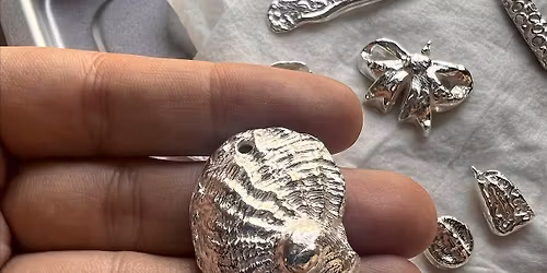 Adelaide CBD Casting Nature Into Silver: Pendant or Earrings Workshop