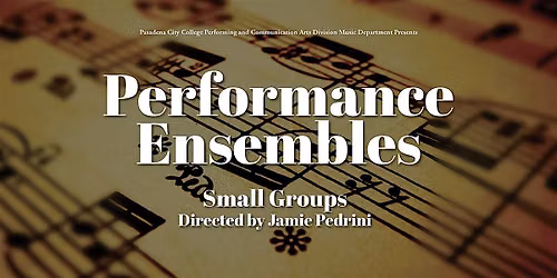 Performance Ensemble - Small Groups