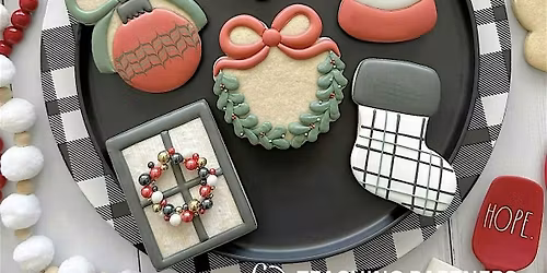 Farmhouse Christmas Cookie Decorating