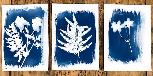Green Thumbs:  Cyanotype Prints