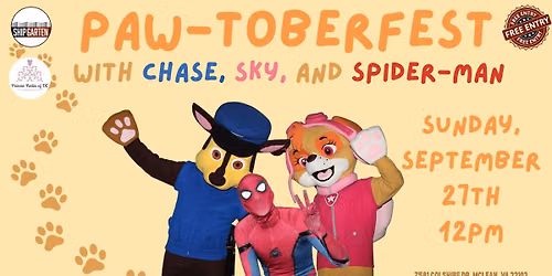 Paw-toberfest with Spider-man, Chase, and Sky