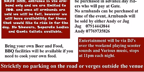 Hoodlum Scooter Club Scooter Rally