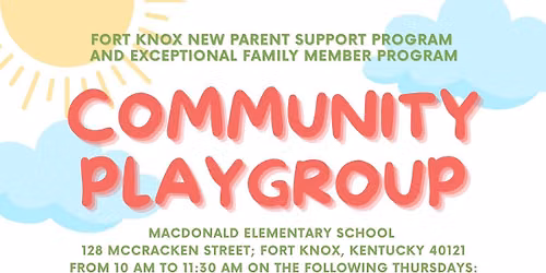 NPSP\/EFMP Community Playgroup