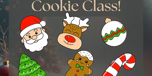 Christmas Cookie Decorating Class with Tee and Cookies STL