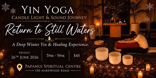 Winter Yin Yoga Candle Light & Sound Bowls