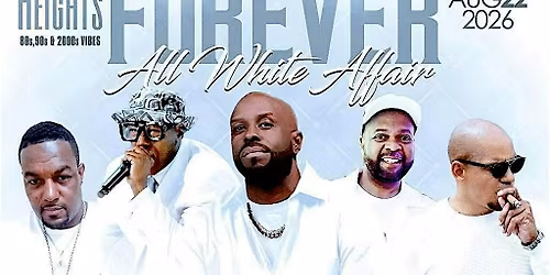 Sat Aug 22nd, ALL WHITE AFFAIR Diamonds are Forever Edition