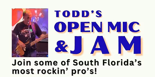 Live Music - Open Mic & Jam w\/Todd @Boston Johnny's Wed. 9PM-?