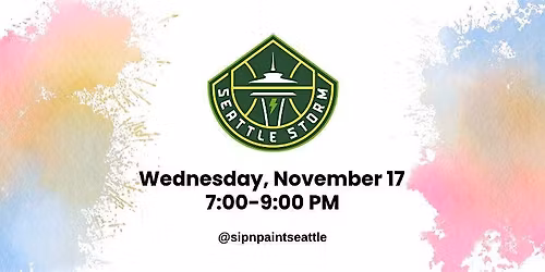 Sip n Paint: Seattle Storm!