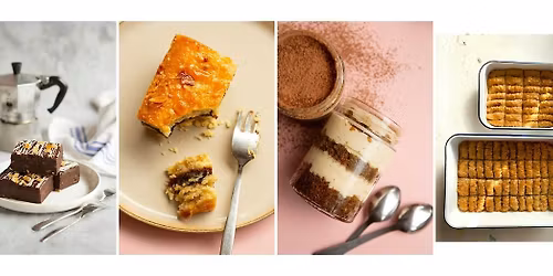 Vegan Baking Masterclass: Tiramisu, Brownie and Bakewell