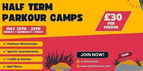 Spiral Freeruns May Holiday Camps