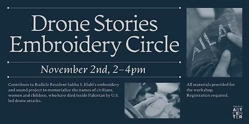 Drone Stories Embroidery Circle