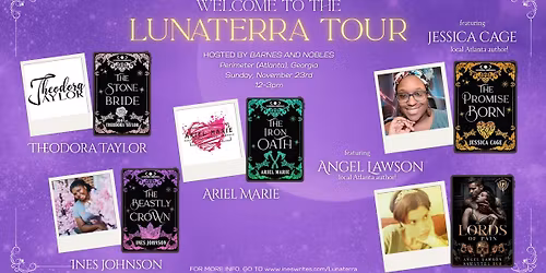 Barnes & Nobles Lunaterra Book Tour -Atlanta