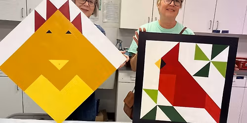 Barn Quilt Square Painting Class