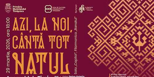 Azi, la noi, c\u00e2nt\u0103 tot natul