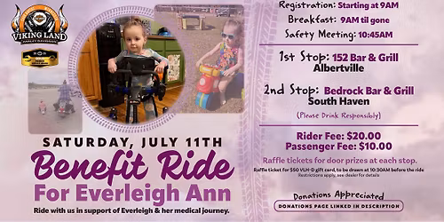 Everleigh Ann Benefit Ride