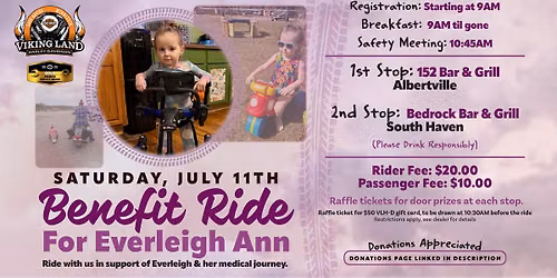 Everleigh Ann Benefit Ride