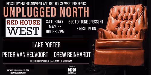 LIVE @ RED HOUSE WEST with Lake Porter, Peter Van Helvoort & Drew Reinhardt