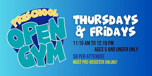 Preschool Open Gym