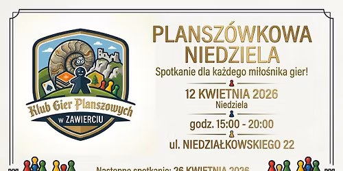 Plansz\u00f3wkowa Niedziela 12.04.2026