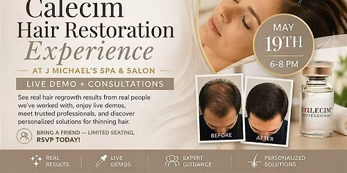 Calecim, Hair ReGrowth at J Michael's