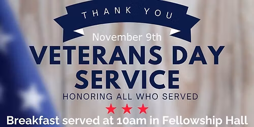 Veterans Day Service