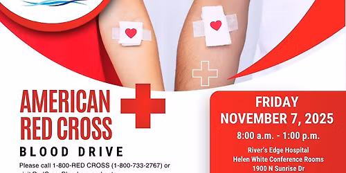 Red Cross Blood Drive at River's Edge Hospital