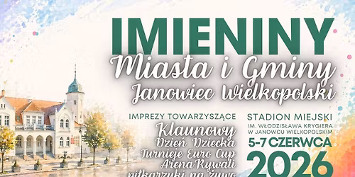 IMIENINY MIASTA I GMINY JANOWIEC WIELKOPOLSKI 2026