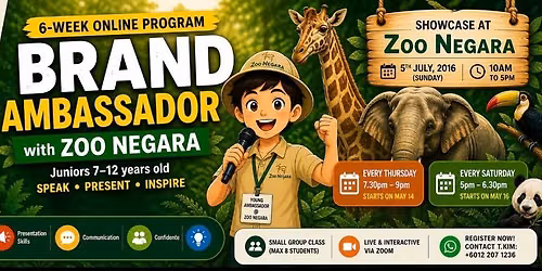 Brand Ambassador At Zoo Negara