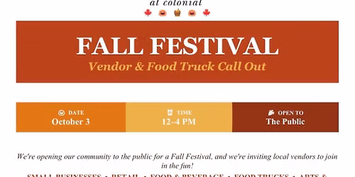 Springs at Colonial Fall Festival 