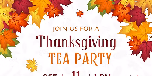 Thanksgiving Tea Tasting