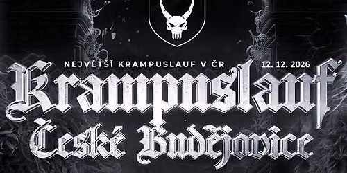 KRAMPUSLAUF \u010cesk\u00e9 Bud\u011bjovice 12.12.2026 nejv\u011bt\u0161\u00ed v \u010cR