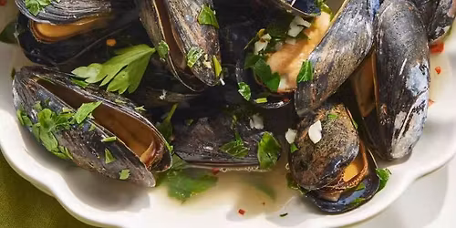 Mediterranean Night: Mussels & Seabass